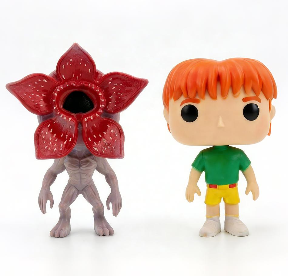 6Pcs/set Anime Strangers Things Figure Cute Eleven Demogorgon Action Vinyl Collectible Ornaments Model Toys Holiday Gift Poseable Articulated Scale