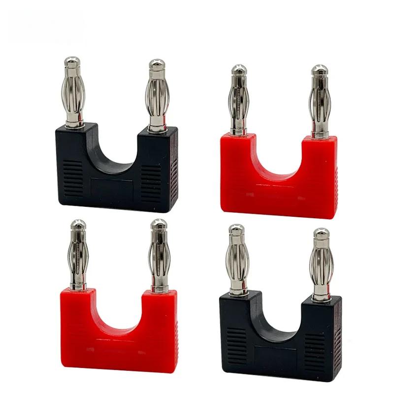8pcs 4mm Banana Plug Electrical Connector Short-circuit Plug Terminal Couple Adapter J.20004