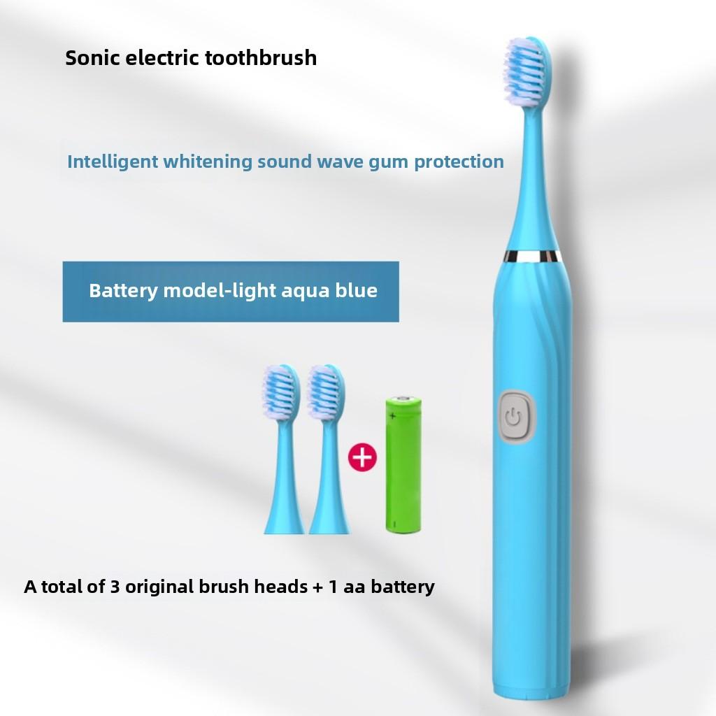 

Бытовая вибрационная зубная щетка с мягкой щетиной, очистка зубов, перезаряжаемая автоматическая звуковая электрическая зубная щетка для взрослых [1 brush head]