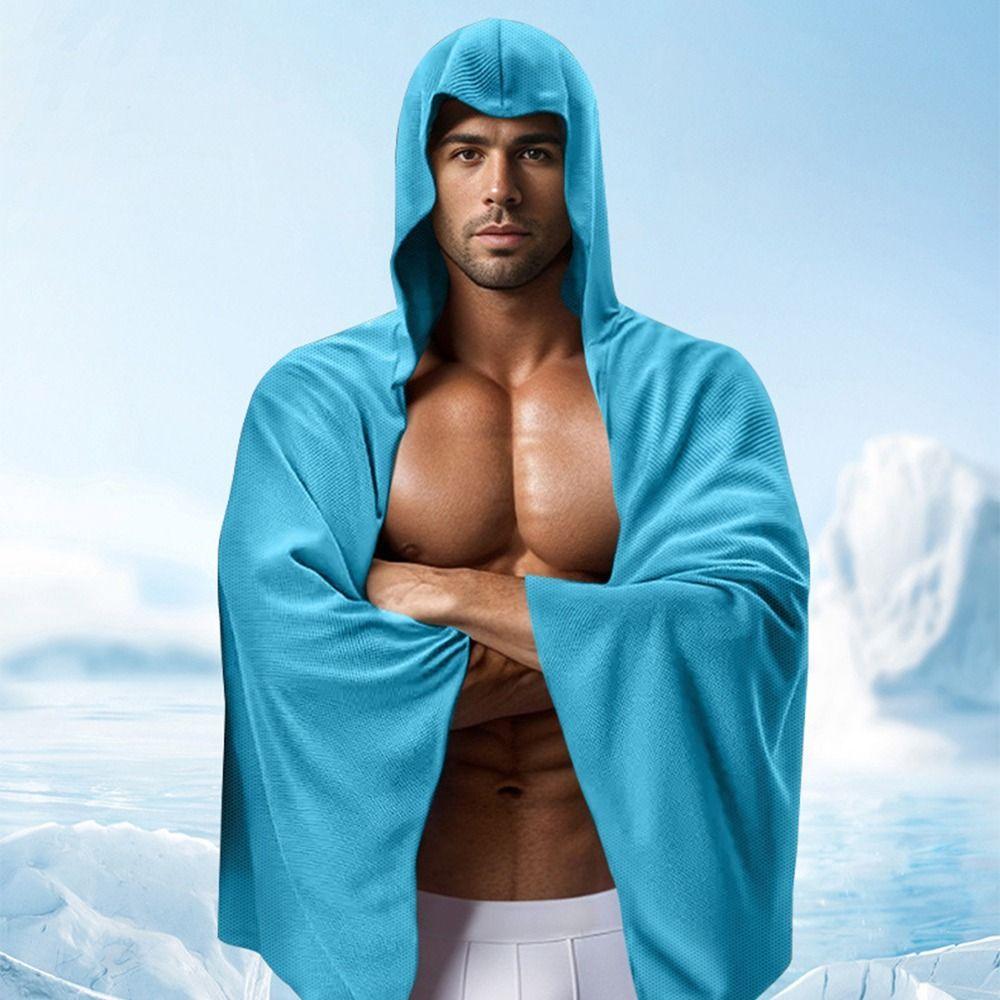 Creative Bath Towel Breathable Sports Cooling Cape Multi-Functional Cooling Shawl  Cycling