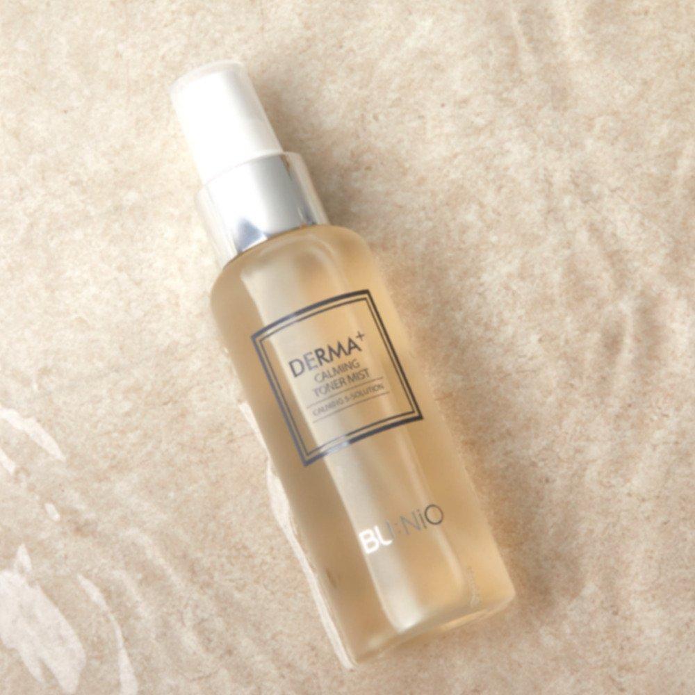 BU:NiO Fresh Face Cushion Set (Calming Cool Tone Up Sun Cushion Original 25g + Refill 25g X 2 + Calming Toner Mist 100ml)