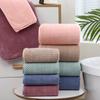 Large Coral Calf Bath Towel with High-quality Trim, a Set of 2 Pieces, Thick and Soft Beach Towel, Water Absorption