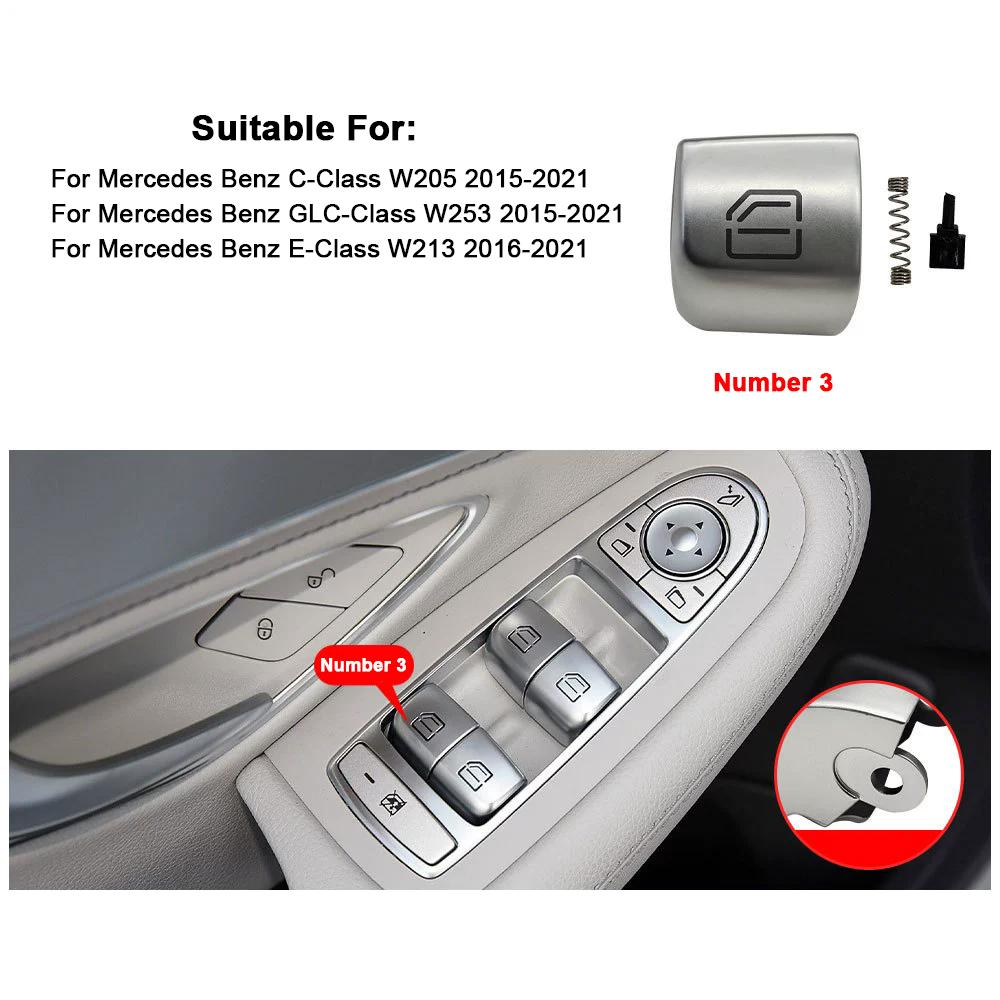 For Mercedes Benz W205 W253 W213 W222 C E Class GLC 4 Door Saloon Power Window Switch 2059056800 2059056811 2229052203