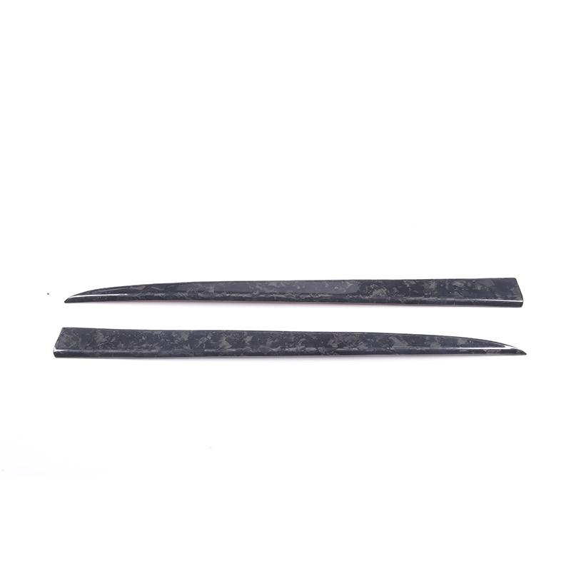 

Real Carbon Fiber Car Front Fog Lights Lamp Eyelid Eyebrows Strips Cover Trim Accessories For Toyota GR Supra A90 2019-2026