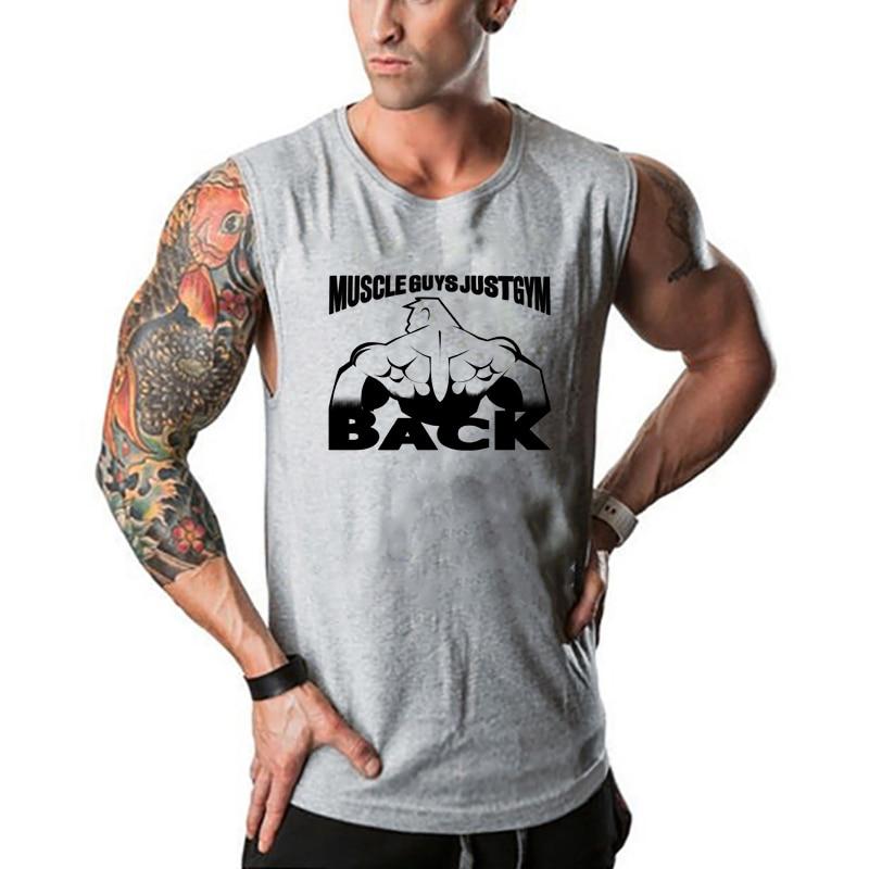 Do The Work Brand Bărbați Sexy Fitness Culturism Respirabil Vară Slim Fit Letter pictat Moda Respirabil Vestă Cool 5 Culori