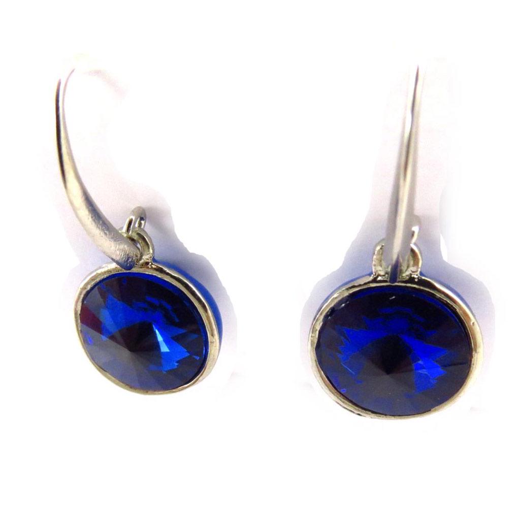 Les Trésors De Lily [J6808] - Sapphire Blue 'Sissi' Designer Earrings