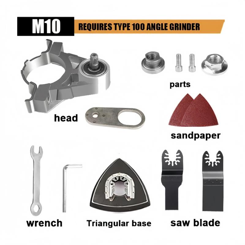 

Multifunctional Angle Grinder Adapter M10 M14 Conversion Head for 100 125mm Oscillating Saw Blade Power Tool