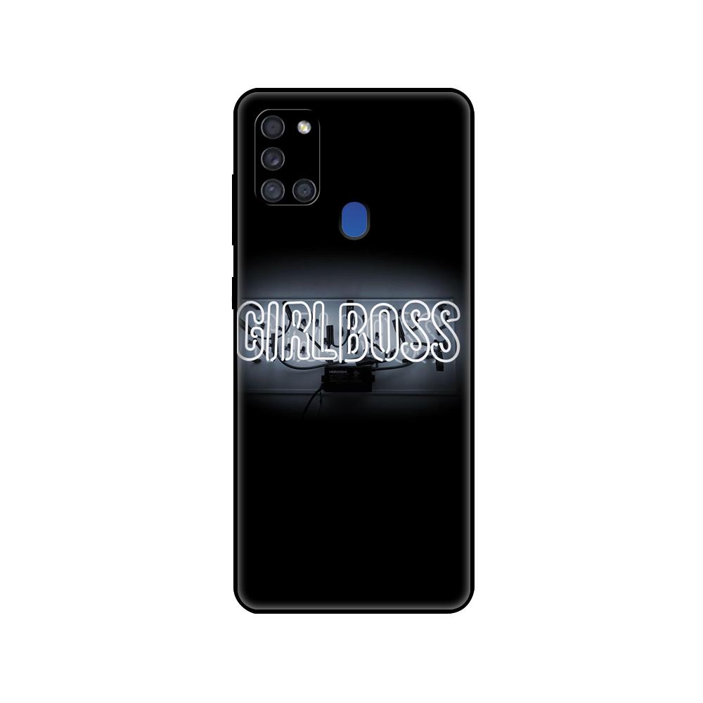 

Черный чехол из ТПУ для Samsung Galaxy A50 50S A30S A10 A01 A11 A21S A31 A41 A51 A71 M21 M30S S10 LITE Boss lady Girl power Customer Samsung A01