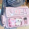 Tibetan Light Sign Double Shoulder Pain Bag Amusement Park Pain Bag Messenger Bag College Girl Large Capacity Shoulder Pain Bag Baby Bag