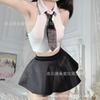 Domila Sex Underwear Uniform Seduction Student Wear Wholesale Sex Uniform Passion Sexy Secretary Split