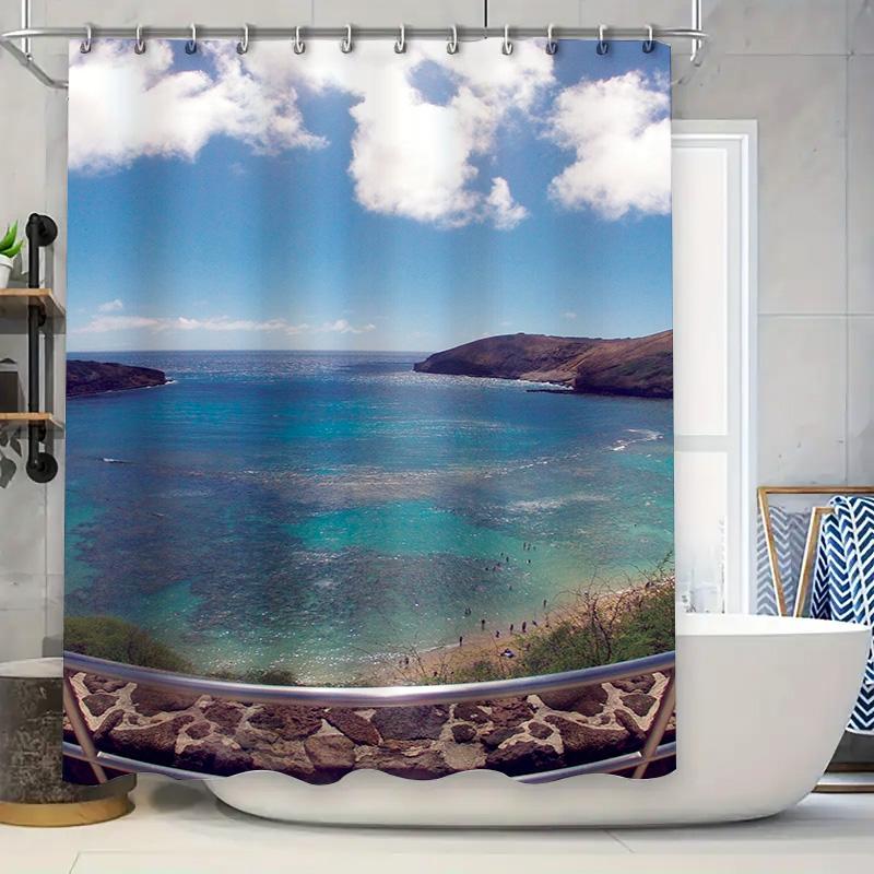 

Vibrant Floral Shower Curtain Butterflies Peonies Design for Bathroom Decorations in Pink, Yellow, Blue, Green Colors Waterproof 90x180cm