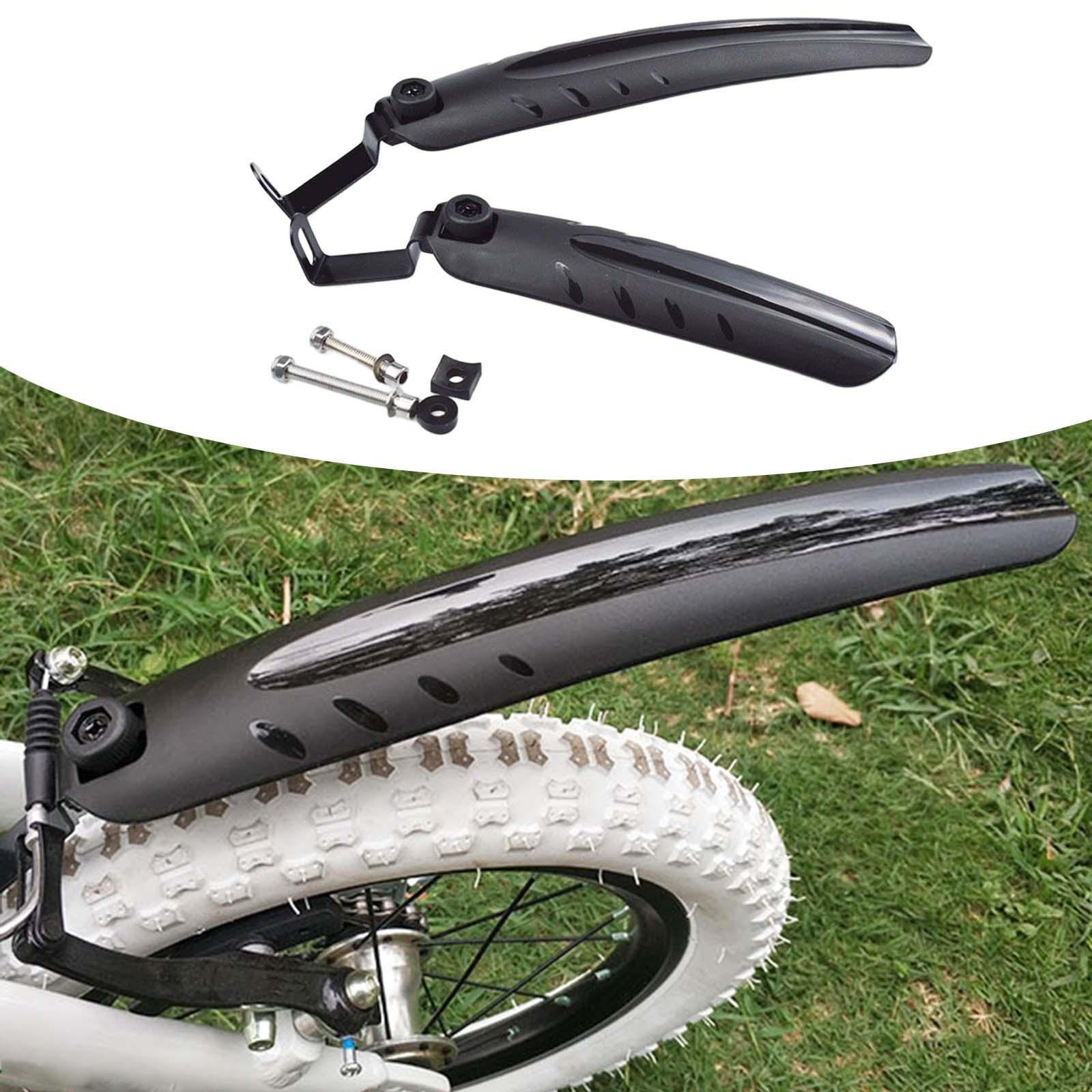 

2Pcs Bicycle Mudguards Front Rear Thicken Widen Lightweight Folding Bike Mud Guard Cycling 16inch to 20inch
