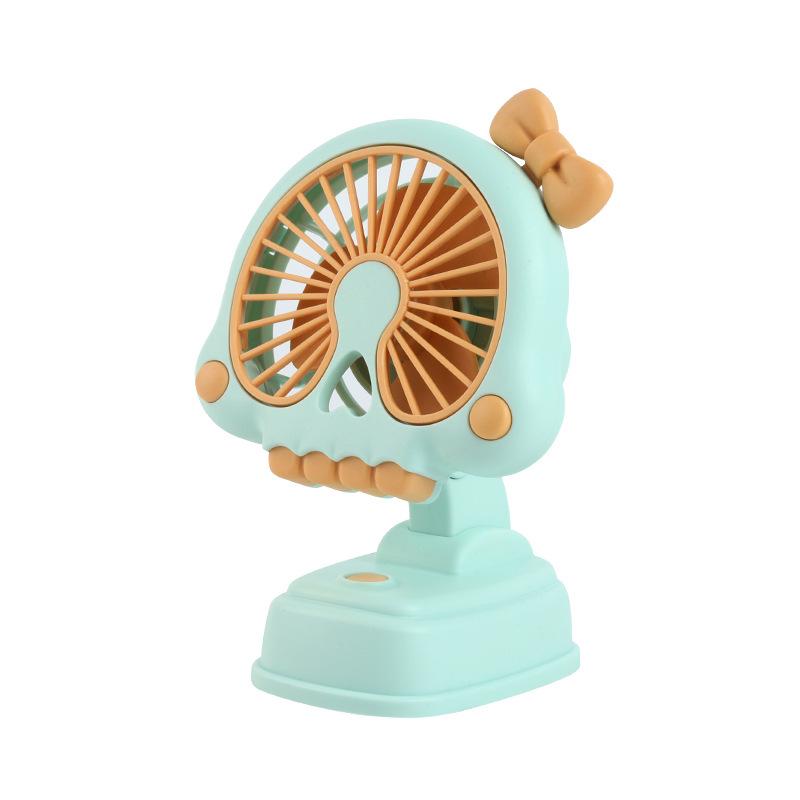 

2026 USB Rechargeable Skull Design Mini Desktop Fan - Portable and Powerful Wholesale/Export/Cross-border