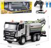 Remote Control Car for Kids, Fog Cannon Truck, Multi-Function Construction Vehicle, Alloy-Reinforced, 2.4GHz Wireless, LED Lights, Water Spray, Toy,
