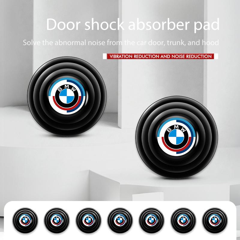4/8/12pcs Car Door Closing Silicone Pad Shock Absorbing Stickers For BMW X1 X3 E39 E46 E30 E36 E87 E60 E90 F26 G02 E70 F15 E53