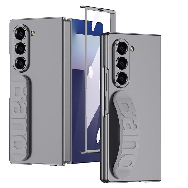 Samsung Z Fold7 Silicone Case with Elastic Wristband - Premium Foldable Phone Cover