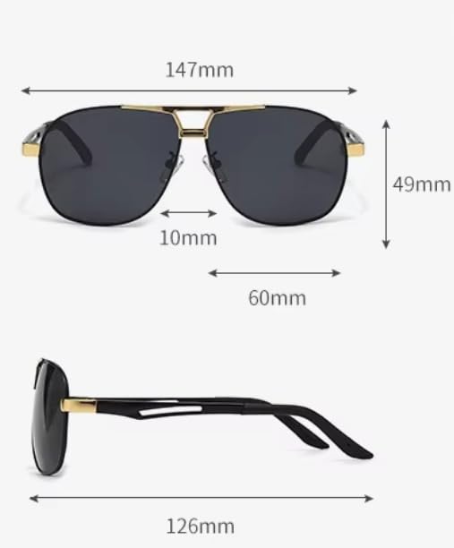 Unisex Polarized UV400 Aviator Lightweight Alloy Suitable for Day and Night Use Lenses x Silver [SATTELLADEN] Sunglasses, Protection, Style,