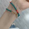 Fashion Colorful Rice Beads Necklace for Woman String Beaded Short Chic Clavicle Chain Necklace Girls Summer Jewelry Wholesale
