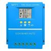 High Efficiency 60A Solar Controllers Auto Detects 12V/24V Systems Waterproof ABS Construction Real Time LCD Monitoring