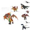 Jurassic Dinosaur Model Pvc Figurine With Wild Dual Head Design For Collectors And Display