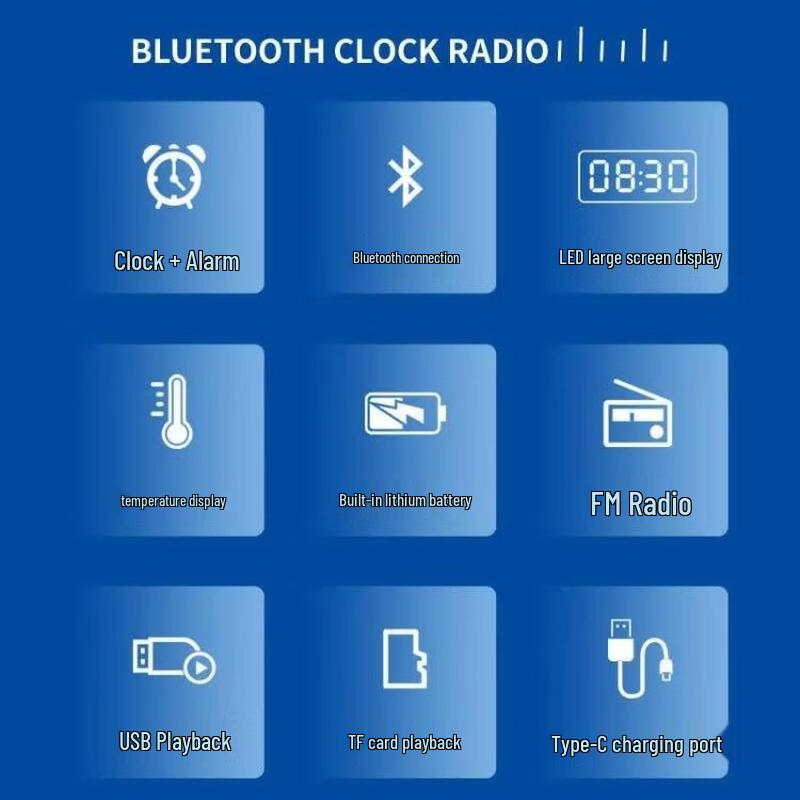 Philips TAR3578 Bluetooth Clock Radio Speaker (CN Version)