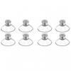 4/8 Pcs Suction Cup Accessories Clear Suction Nut PVC