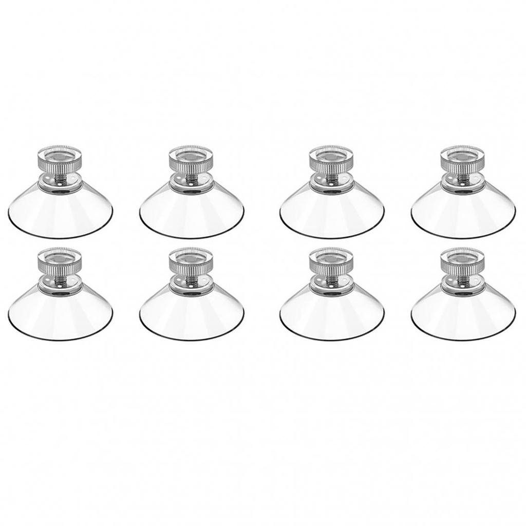 4/8 Pcs Suction Cup Accessories Clear Suction Nut PVC