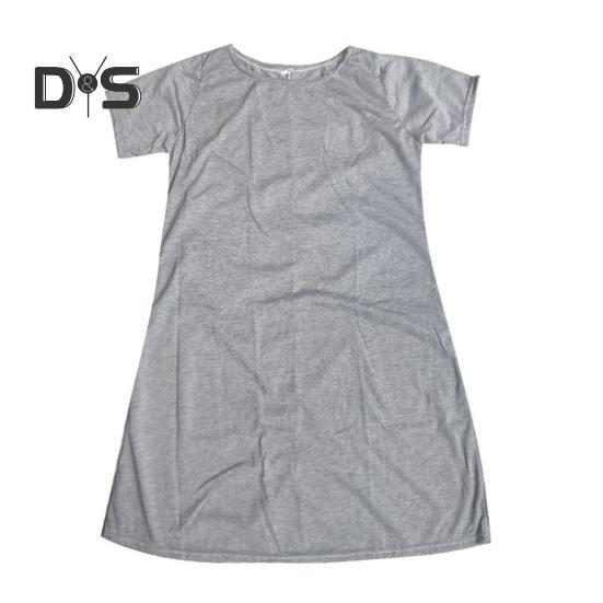 Letní mini šaty s krátkým rukávem, áčkového střihu, s kulatým výstřihem, jednobarevné, délka nad koleno, jednoduchý styl, krátké šaty na rande, plážovou párty