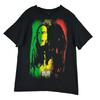 Bob Marley Graphic T Shirt Rasta Colors Reggae Music Tee Black Zion Rootswear L