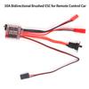 30A Bidirectional Brushed ESC for Remote Control Car Remote Control Boat with Brake Without Brake Switchable