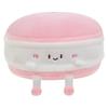 Plush Biscuits Soft Bear Cushion With Macaron Motif For Kids Bed Decor Play And