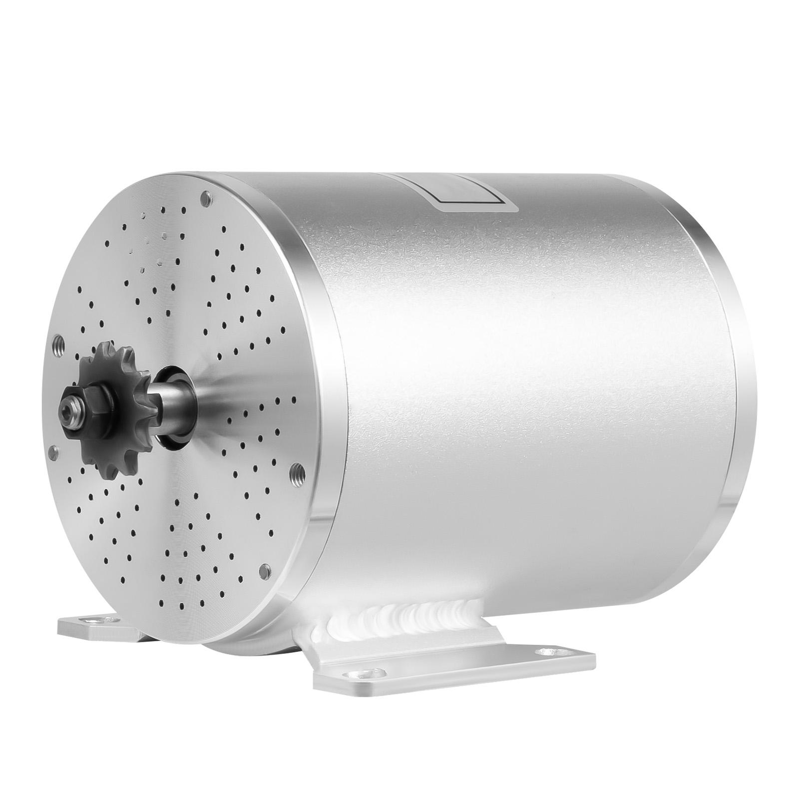 

3KW Brushless Motor Kit, 48-72V Electric Bike Conversion Kit with Pedal Accelerator for Scooter E-bike Go Kart DIY Modification срібний