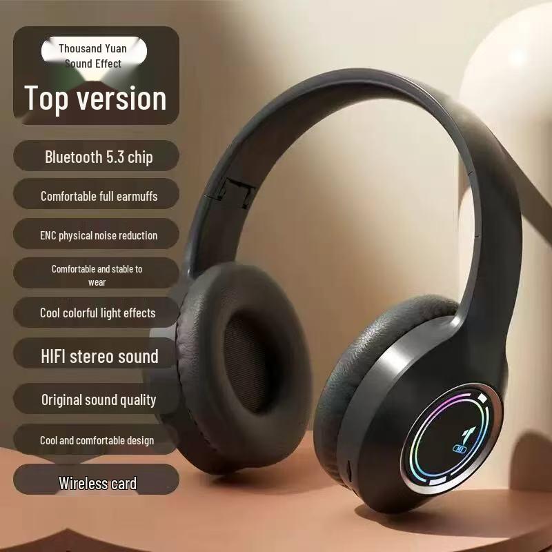 M3 Bluetooth Over-Ear Kabelloses Gaming-Headset mit starkem Bass