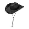 Cowboyhoeden voor Meisjes en Jongens, Brede Rand, Western Cowgirl Hoed met Verstelbaar Bandje, Kostuumaccessoires