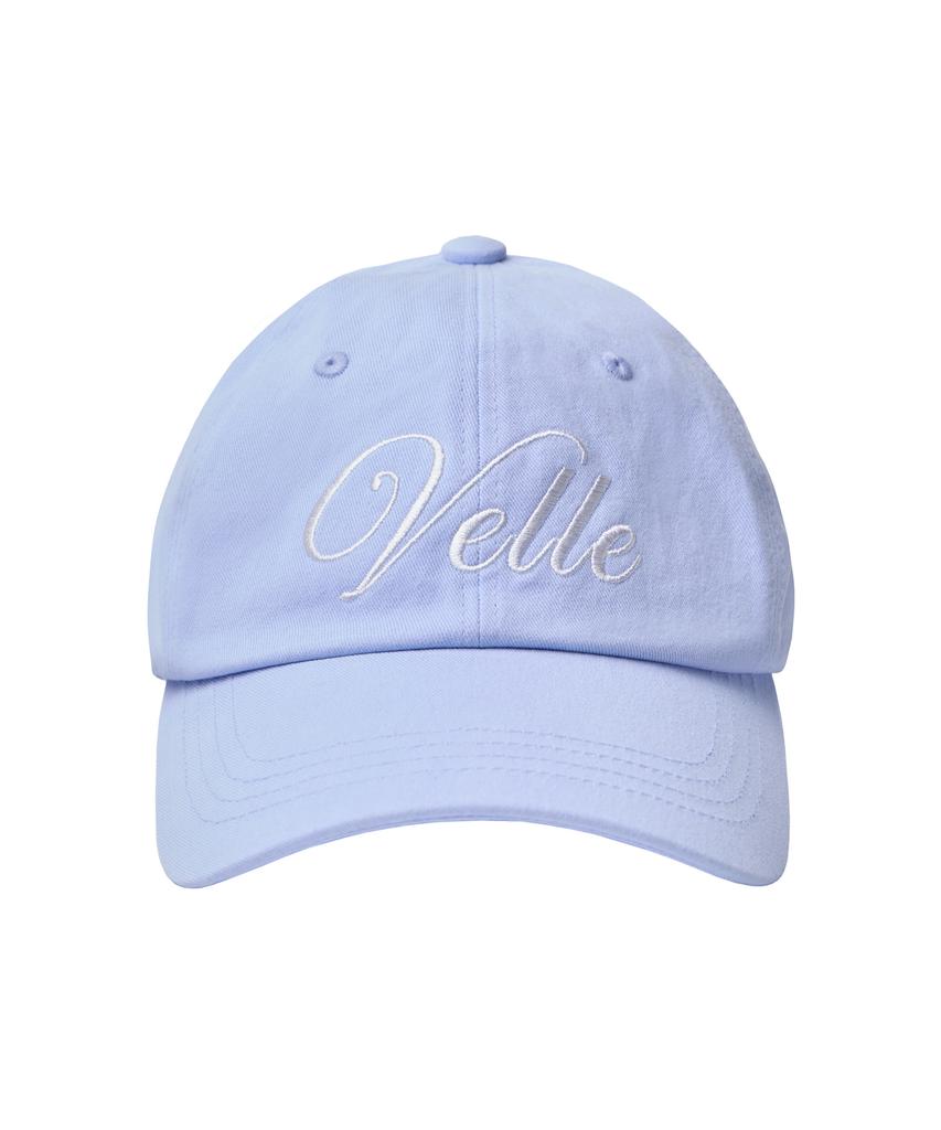 VELLE Lettering Ball Cap_Sky Blue