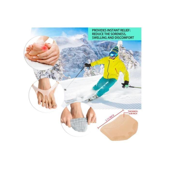 Metatarsalputer, Plantarpute i gel (6 STK) Nytt materiale, Gelpute for føtter, For menn og kvinner