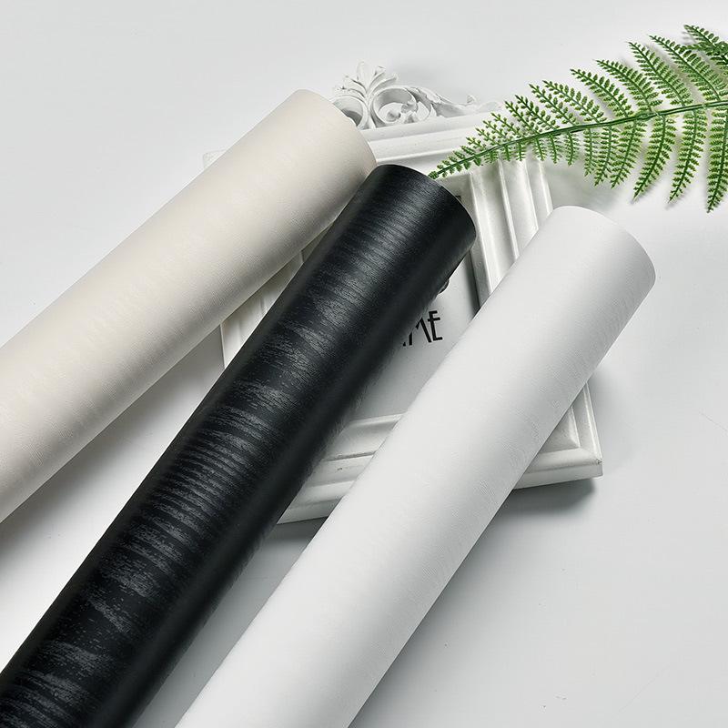 High-End Wood Grain Self-Adhesive Sticker for Furniture, Wardrobe, and Wall Renovation.