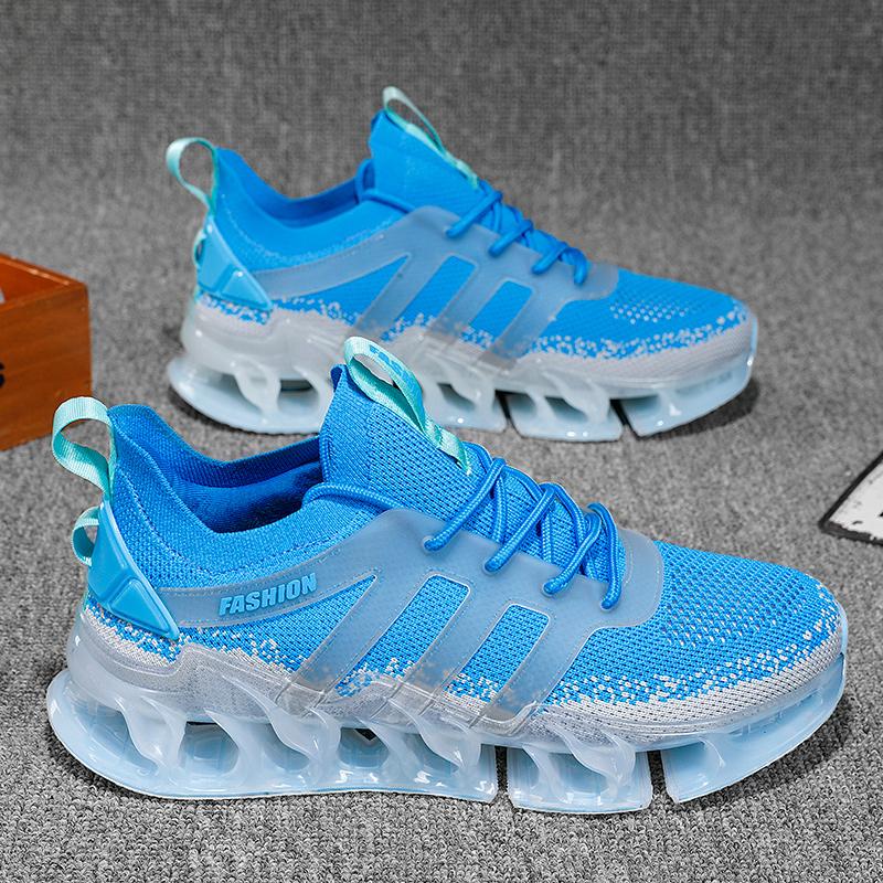 Klobiger Sneaker Übergröße 45 46 Herren Blade Sohle Laufschuhe Mode Casual Mesh Atmungsaktiv Höhe Erhöhte Plattform Sportschuhe