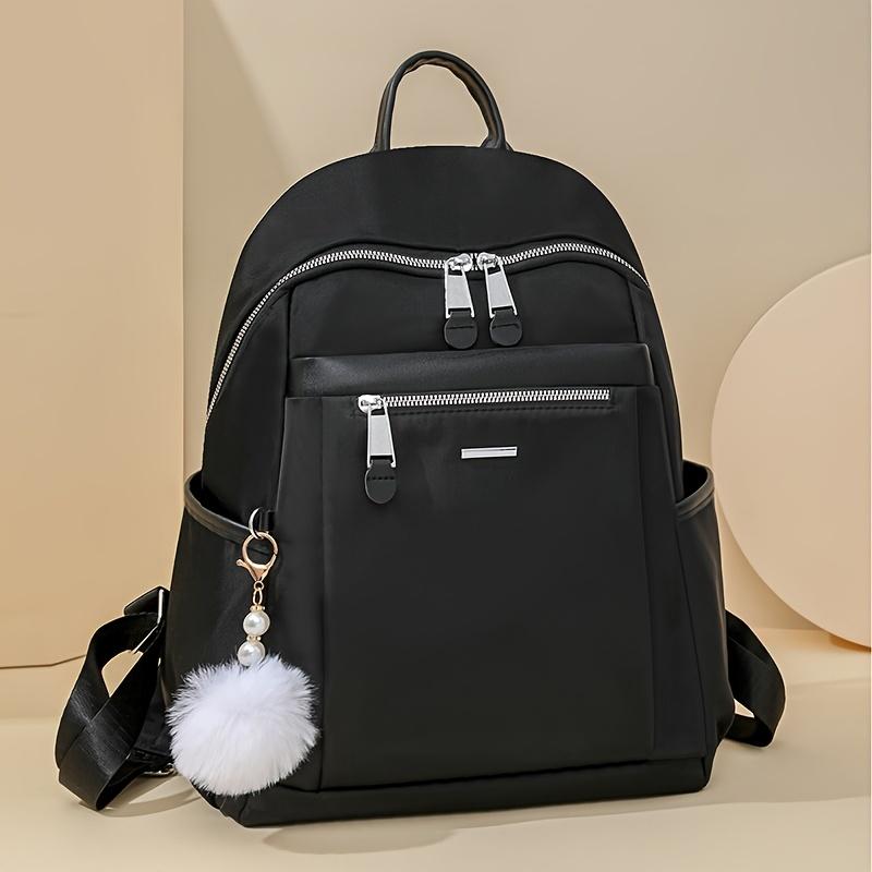 1Pc Backpack Fashion Lightweight Oxford Cloth Travel Backpack College Student Computer Large Capacity Commuter Bag School Bag