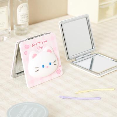 Dual Square Hand Mirror Cat (12001870)