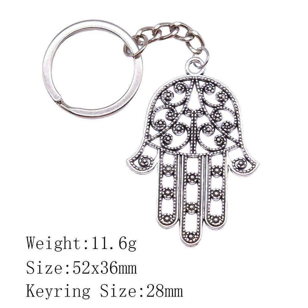 Back To School Bag Keyring Hamsa Hand Eye Of Horus Key Ring Ornaments For Home Cool Keychain