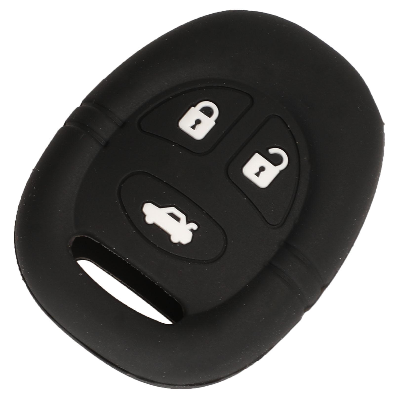 

jingyuqin 3B Remote Car Key силиконовый чехол для Saab 9-3 9-5 1999 - 2009 держатель стиль чёрный