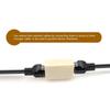 10Pcs Networking Ethernet Double Straight Head LAN Cable Joiner Coupler RJ45 Cat5/6 Extender Plug Networking Cable Connector