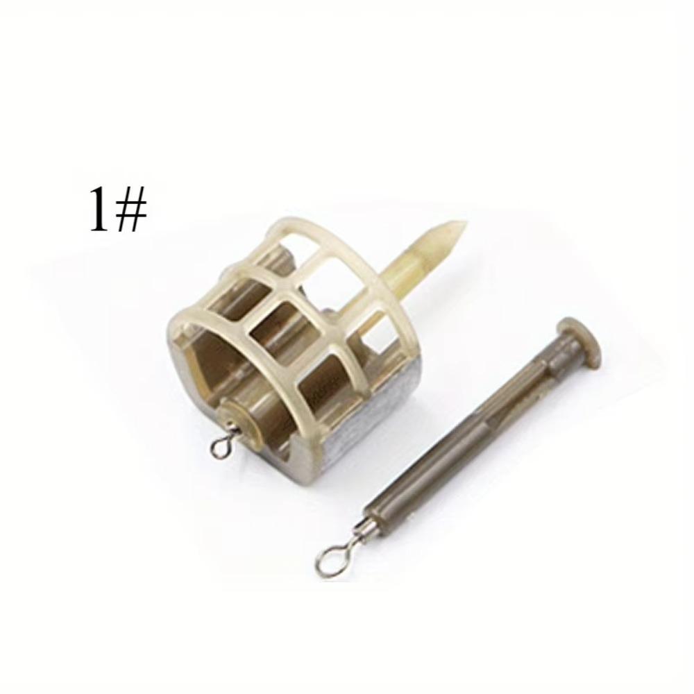 

Легкая тонущая кормушка Прочная клетка для приманки Очень подходящая рыболовная снасть Ловля мальков 25g-2 grid