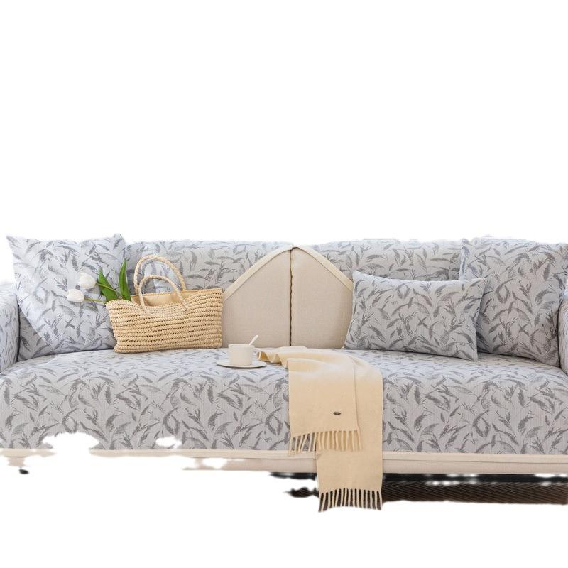 Sofa Cushion Universal Non-Slip High-End Cover Dust Cover Summer Armrest Cover Chenille Seat Cushion Sofa Cover