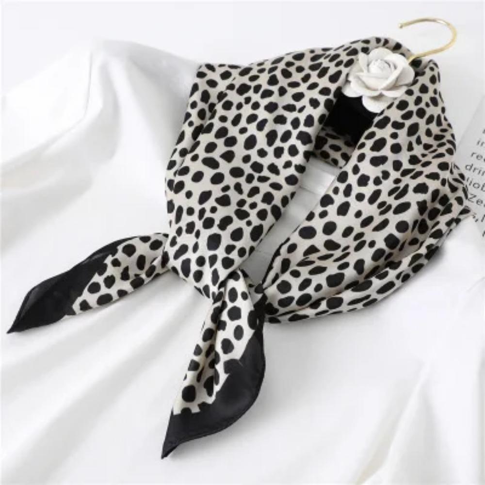 

2025 Лето Роскошный Бренд Шелковый Платок Квадратный Женский Шали И Накидки Мода Офис Маленький Волосы Шея Хиджабы Фуляр Шарфы 70*70см