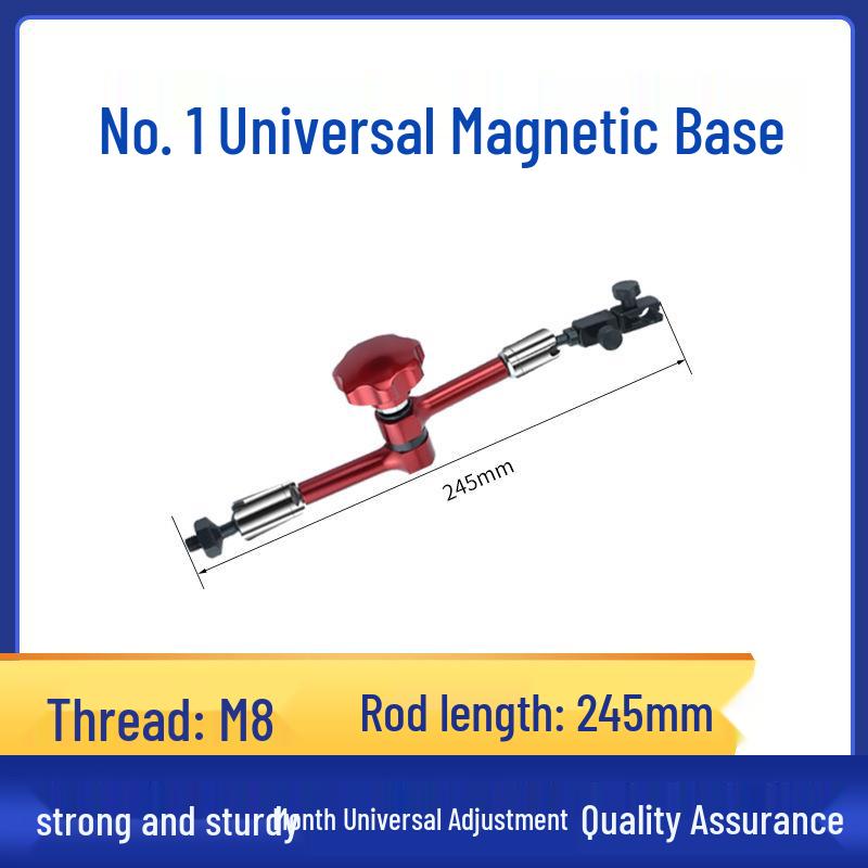 Universal Magnetic Dial Indicator Holder with Fine Adjustment Lever