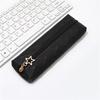 Waterproof Leather Pencil Case Zippered Pencil Pouches Large Compartment Portable Pen Organiser Bag For Student Adult