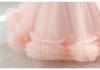 Grenzüberschreitendes Mädchen-Netz-Puff-Prinzessinnenkleid - Formelles Abendkleid mit Schleife und Details für Auftritte