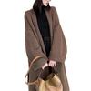 Premium Temperament Lazy Style Long Sweater Jacket Women's Clothing Autumn and Winter New Loose Knee Knitted Cardigan Coat